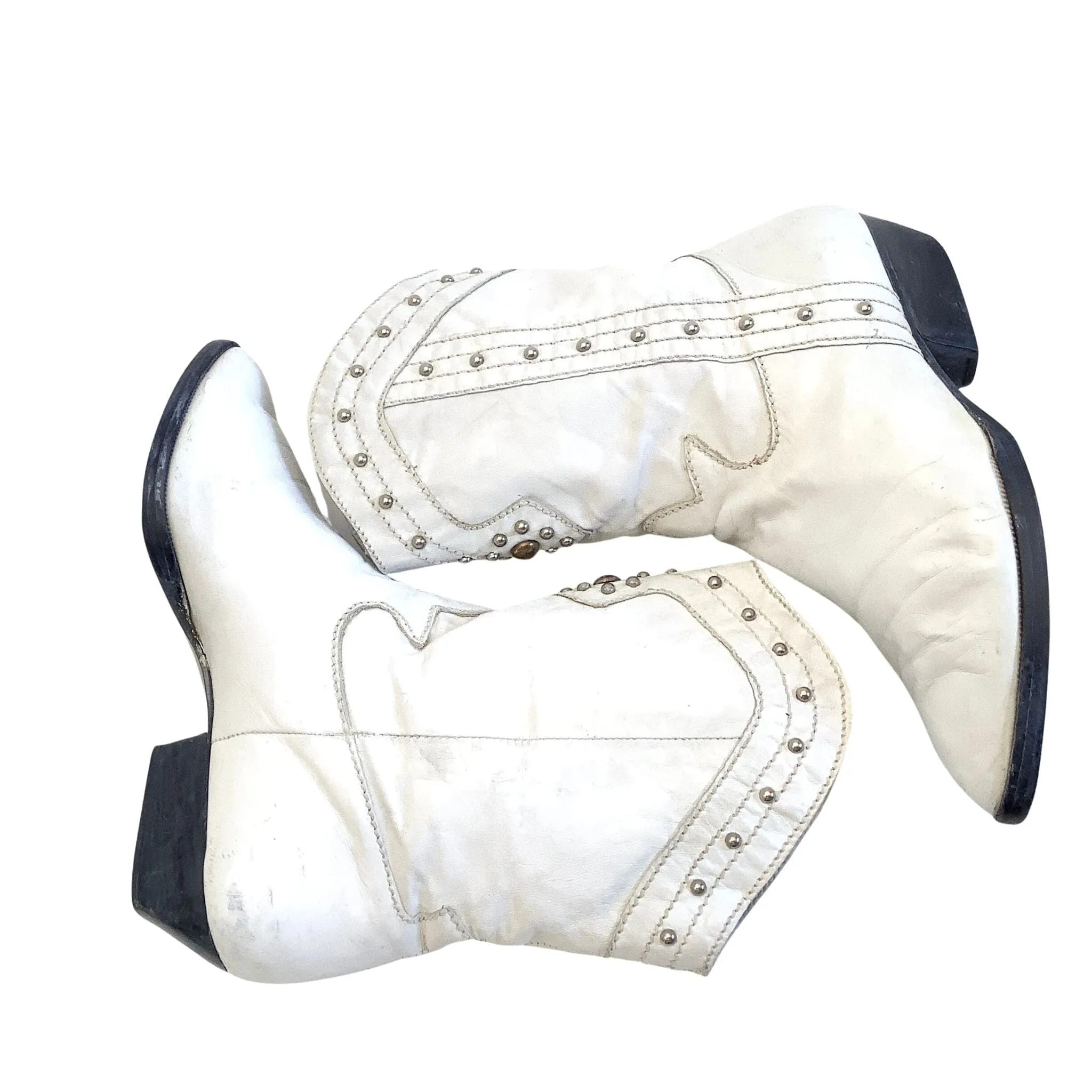 Short White Cowboy Boots