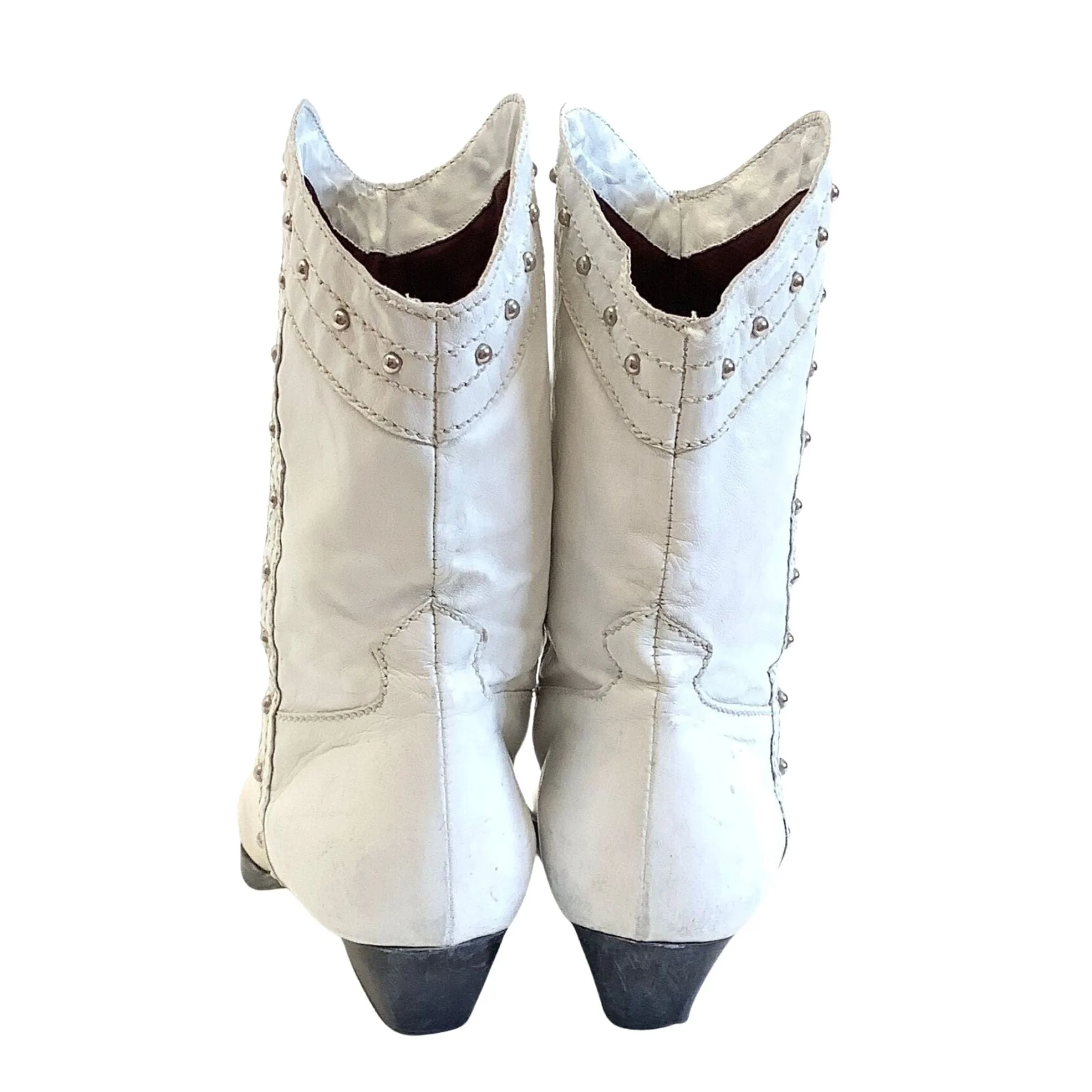 Short White Cowboy Boots