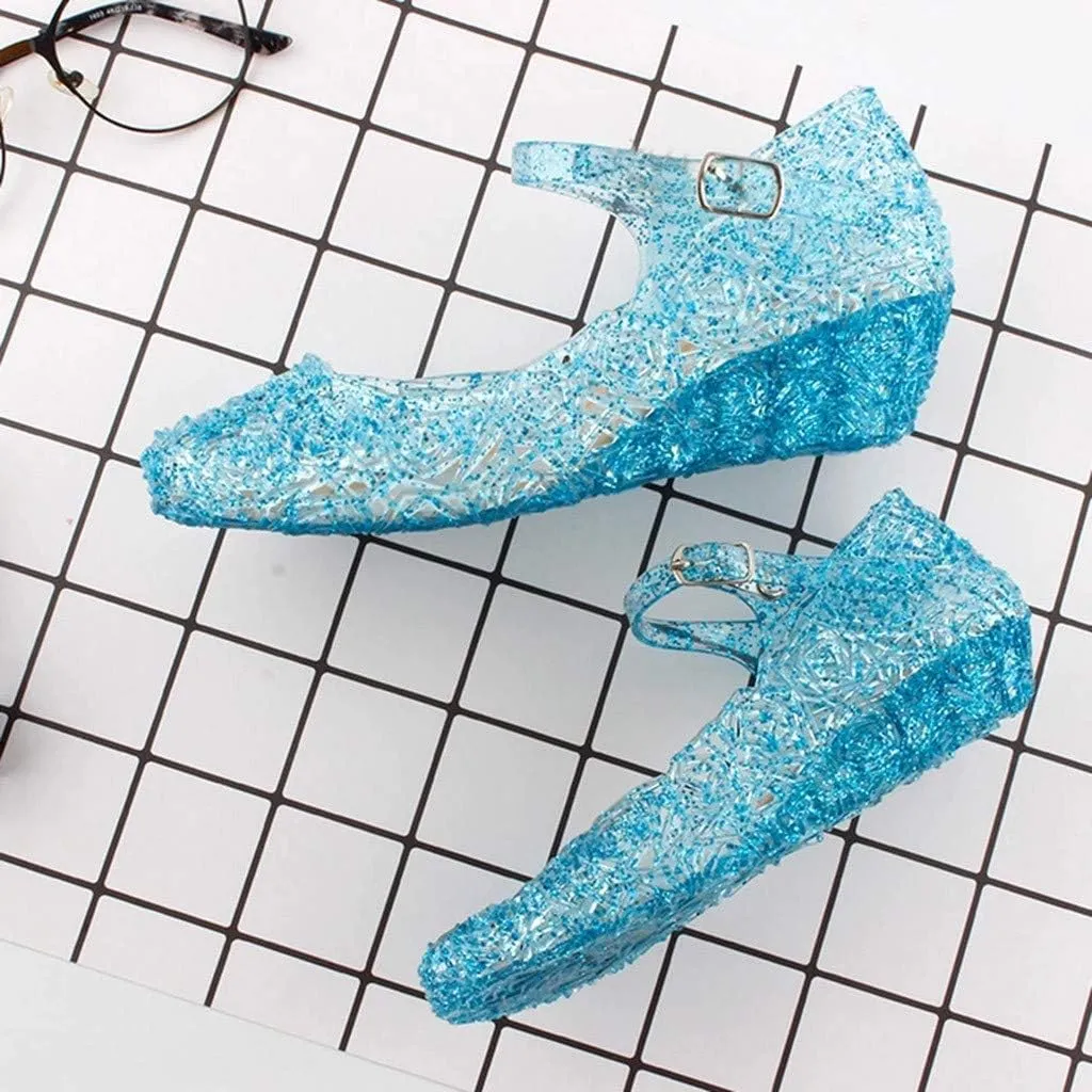 Size 12 Toddler Girl Shoes Cosplay Sandals Princess Party Girls Wedge Kids Toddler Single Infant Baby Shoes Baby Shoes N 1