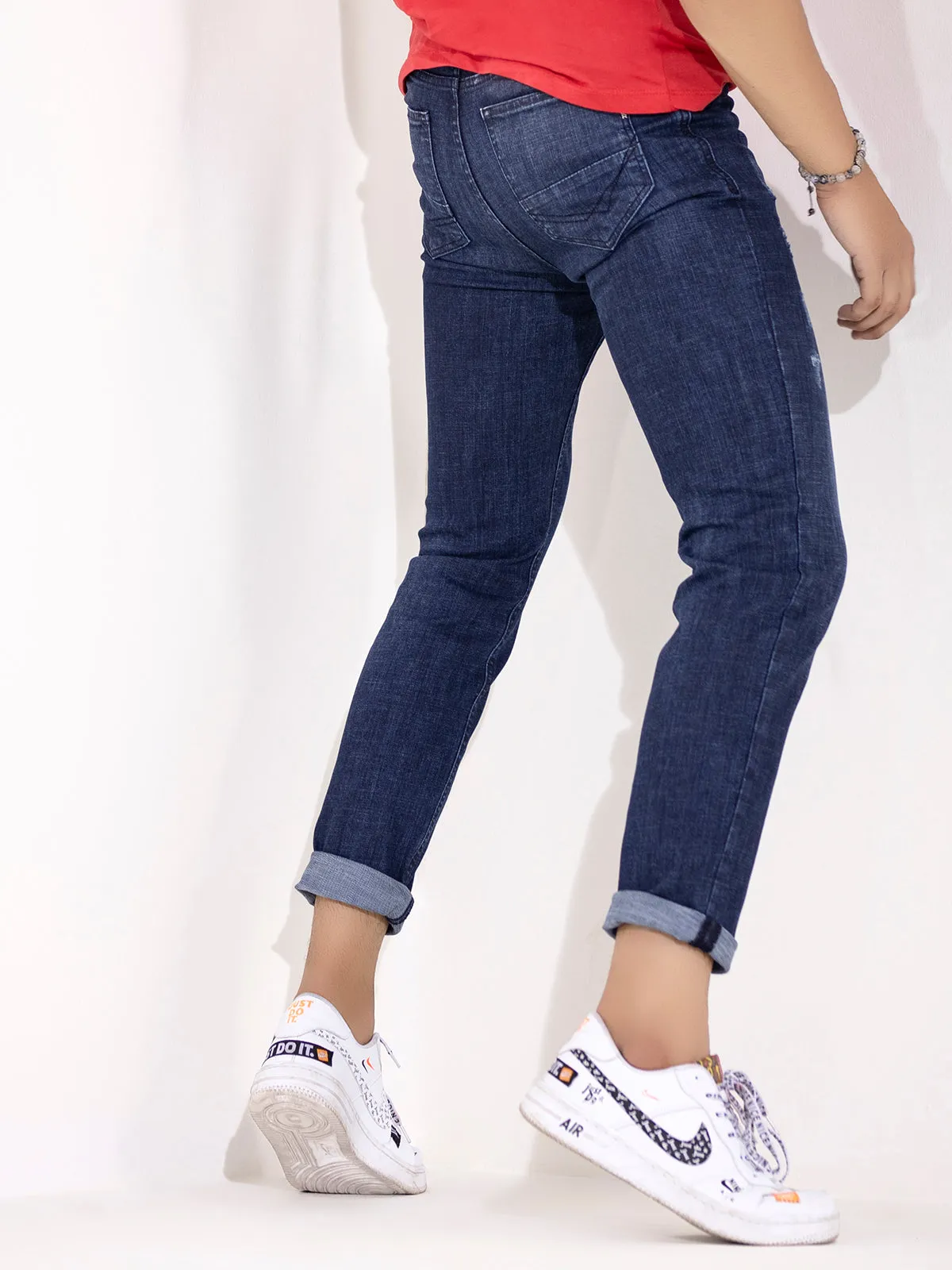 Slim Fit Ripped Jeans - FMBP20-007
