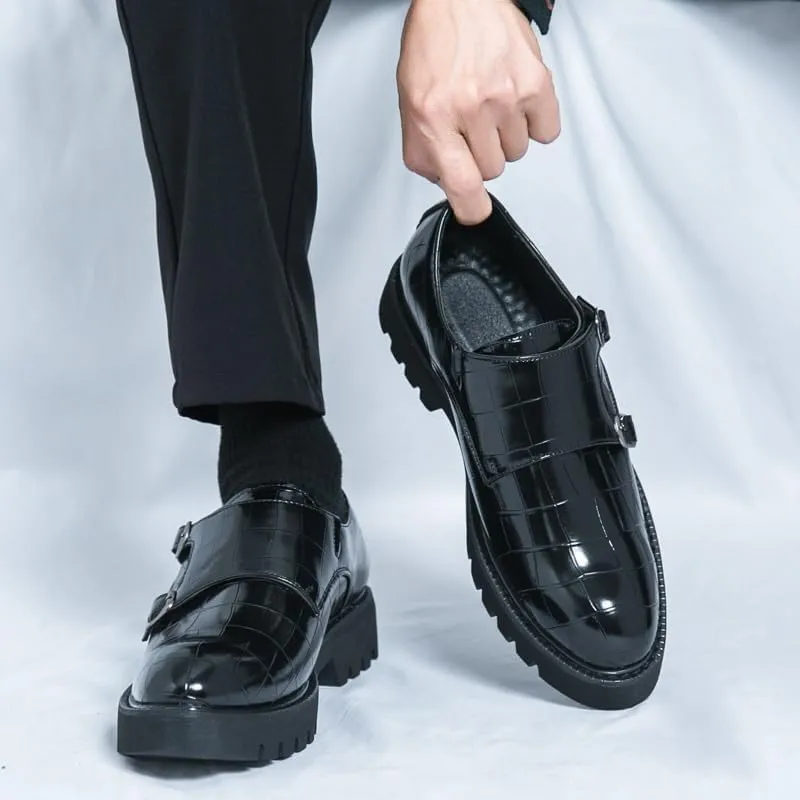 Slip On Men's Dress Shoes Italian Fashion Oxford Shoes for Men Formal Leather Shoes for Man Loafers Classic Business Dress Men Shoes