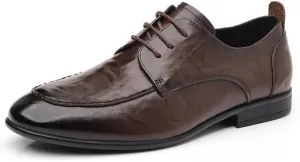 Slip On Pointed Toe Derbys Classic Formal Business Shoes for Driving Walking Wedding Outdoor Indoor Size