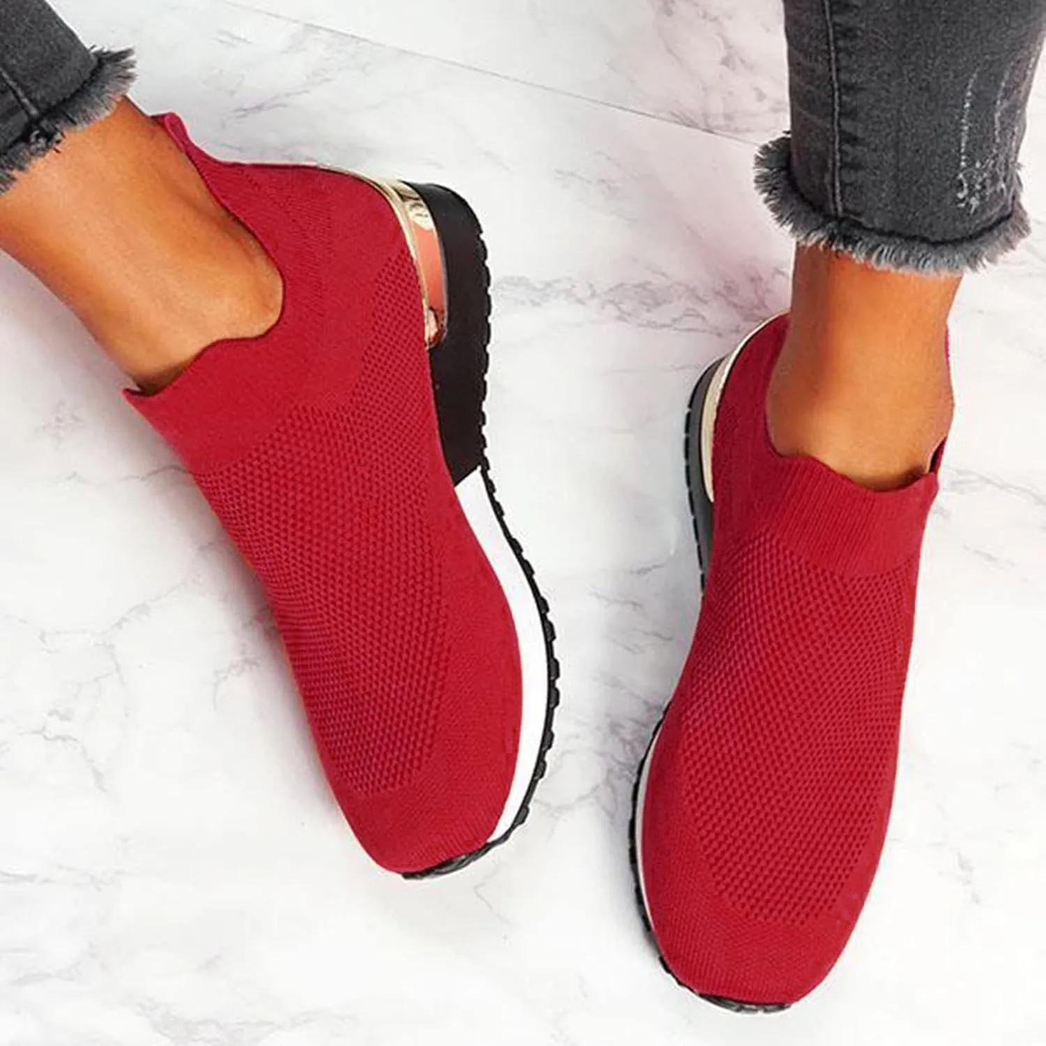 Slip On Sneakers Women Business Casual Shoes for Men Walking Sneakers for Women Barefoot Running Shoes Fashion Sneaker Non Slip Breathable Dress Tennis Shoes for Men