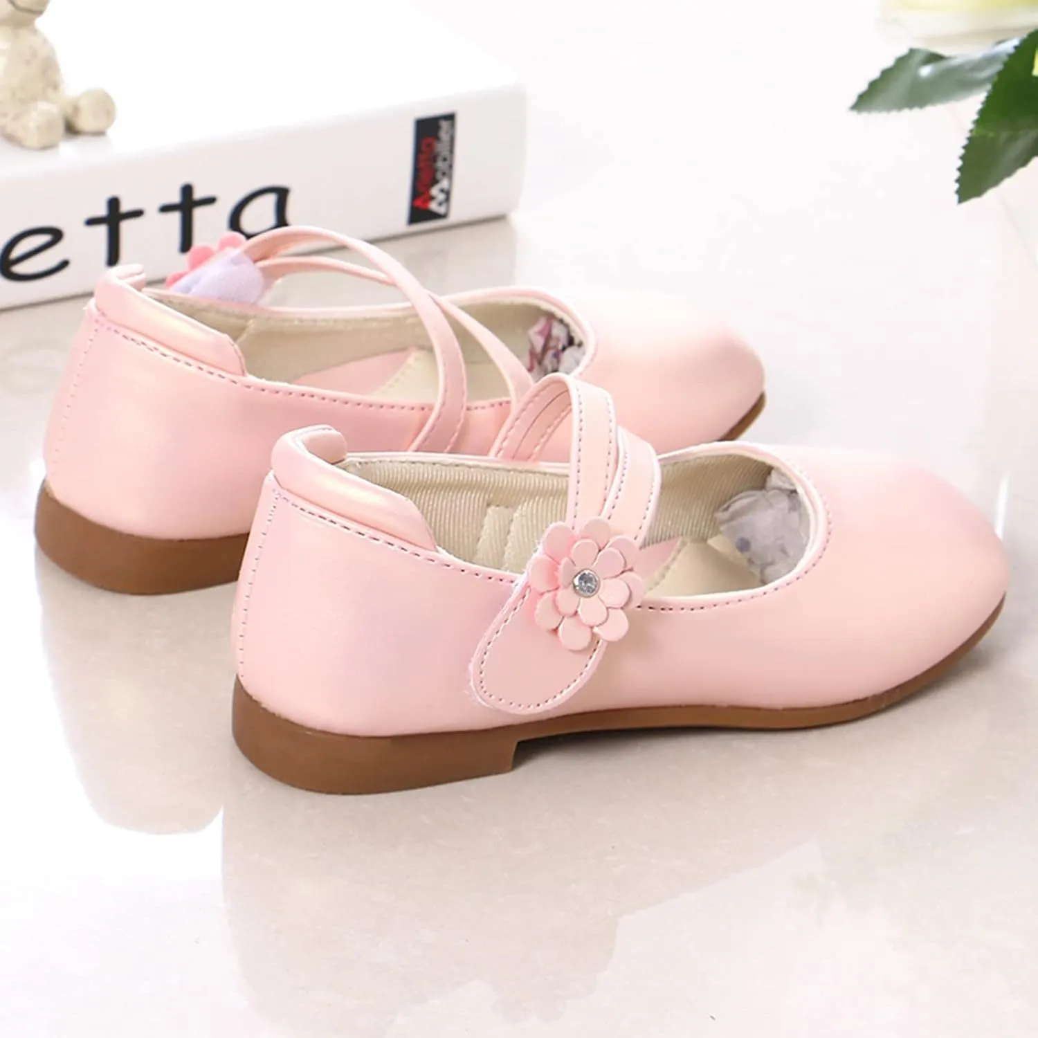 Slip on Toddler Girl Shoes Small Leather Shoes Single Shoes Children Dance Shoes Girls Size 3 Toddler Shoe Girl