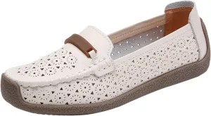 Slip On Women Comfort Walking Hollow Out Flat Loafers Casual Shoes Driving Loafers Walking Shoes Mens Casual Boot