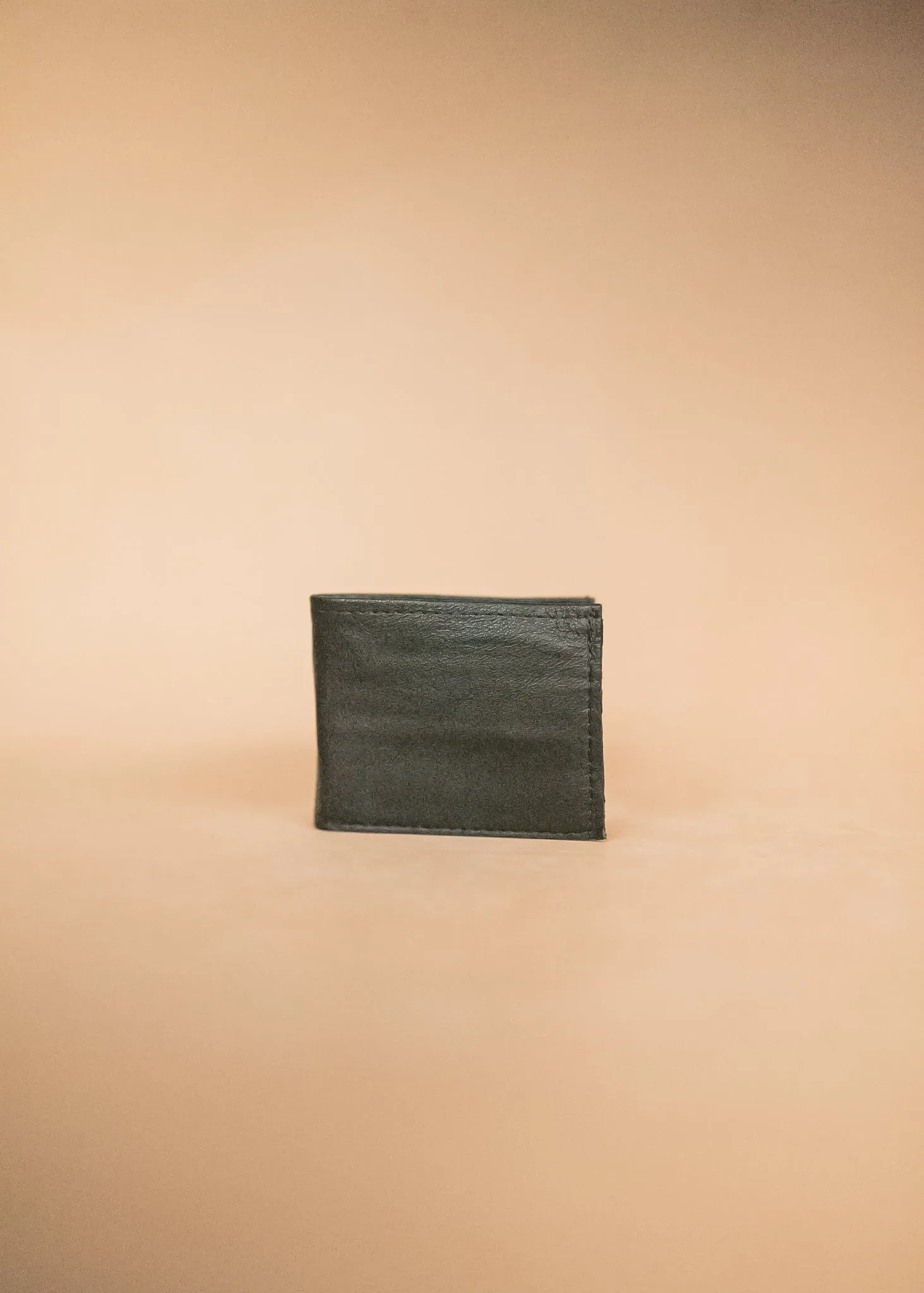 Small Bifold Wallet with Window - Cowhide