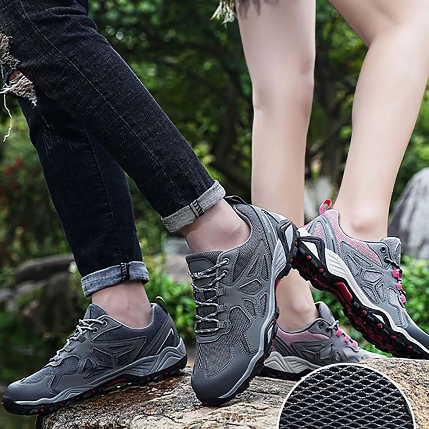 Sneakers for Women Mens Work Shoes Men's Mesh Sneakers Comfort Cute Casual Slip On Lightweight Mens Loafers Women's Fashion Sneakers Wide Width