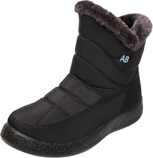 Snow Boots for Women Waterproof Slip On Warm Boots for Ladies Snow Boots Womens Winter Ankle Boots Ladies Womens Snow Boot Ankle Boots for Women Knee High Snow Booties Men