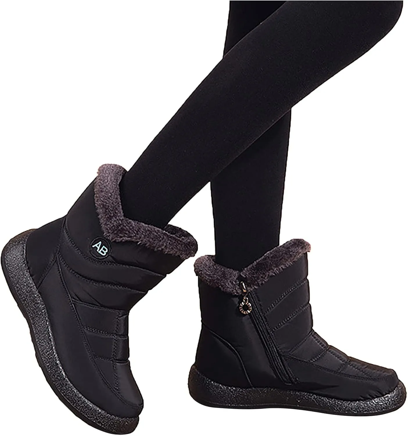 Snow Boots for Women Waterproof Slip On Warm Boots for Ladies Snow Boots Womens Winter Ankle Boots Ladies Womens Snow Boot Ankle Boots for Women Knee High Snow Booties Men