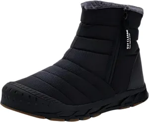 Snow Winter Boots for Women Waterproof Woman Ankle Fur Lined Booties Slip On Warn Insulated Boot WaterProof No-Slip Hiking