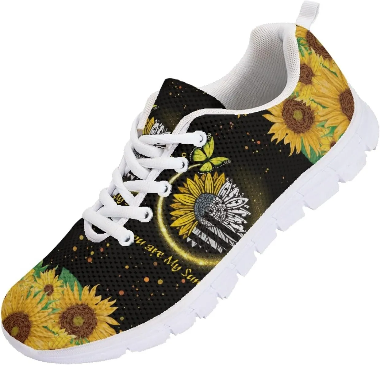 Sports Shoes for Women Lightweight Mesh Lace-up Shoes Athletic Shoes Running Shoes Gym Workout Sneakers