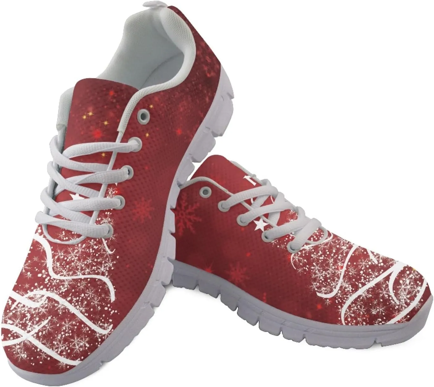Sports Shoes for Women Lightweight Mesh Lace-up Shoes Athletic Shoes Running Shoes Gym Workout Sneakers