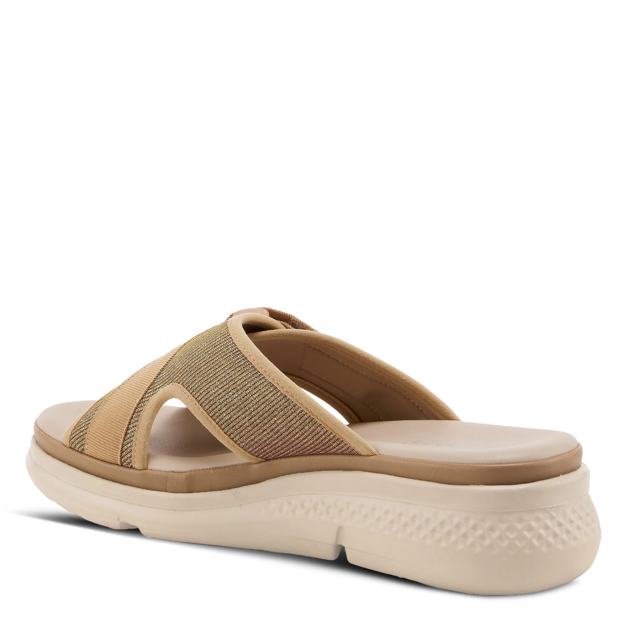 Spring Step Shoes Flexus Lisko Slide Sandals Women’s Shimmery Mesh Textile