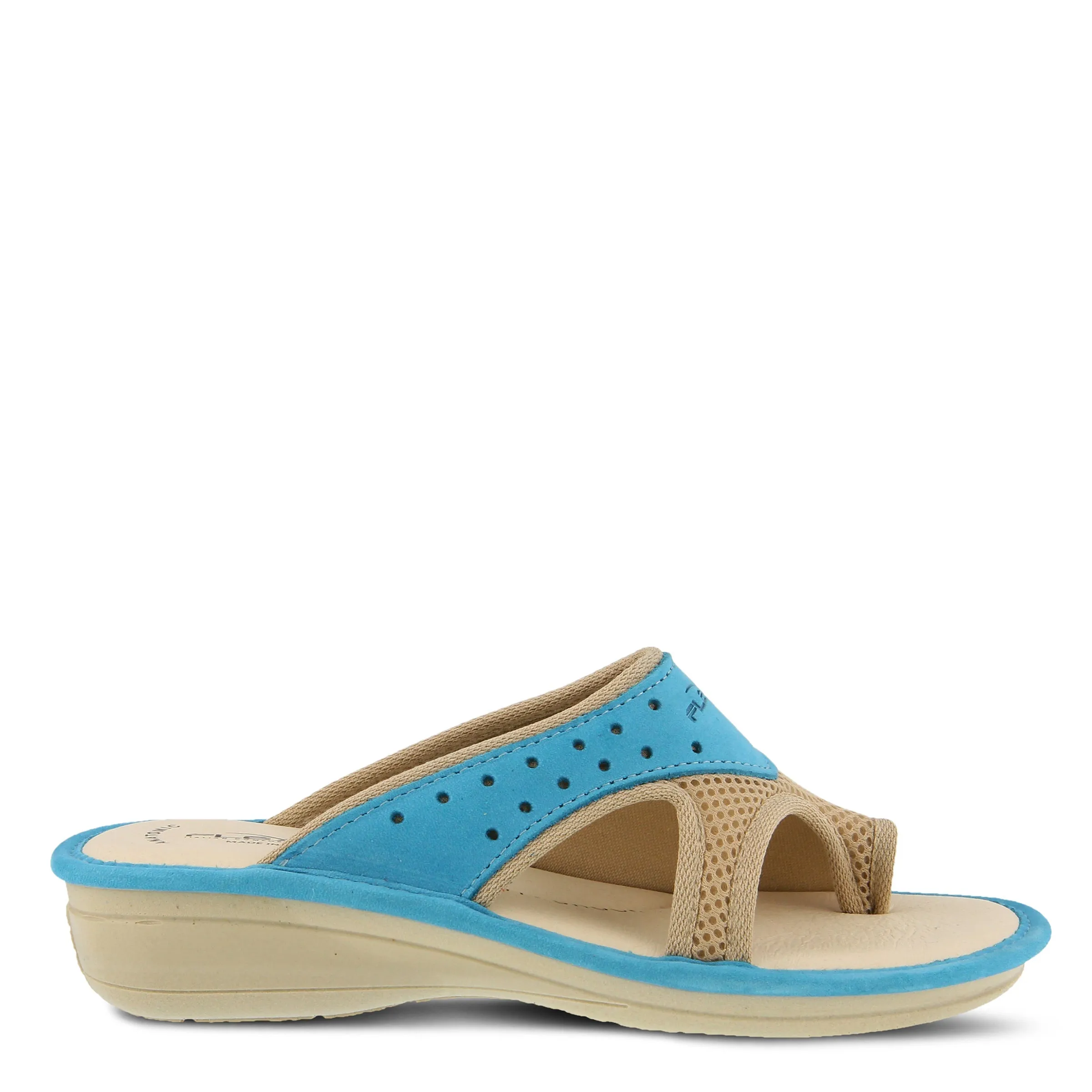 Spring Step Shoes  Flexus Pascalle Slide Sandal Women’s Nubuck Leather 1.5"