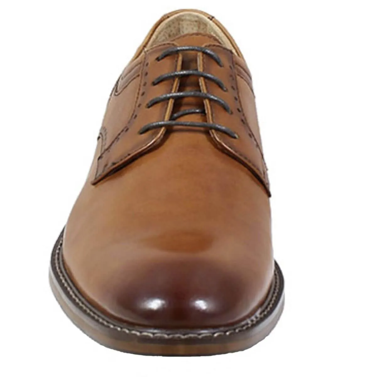 Stacy Adams Men's Oxford Shoe - Faulkner Plain Toe Cognac | 25305-221