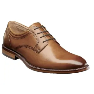 Stacy Adams Men's Oxford Shoe - Faulkner Plain Toe Cognac | 25305-221