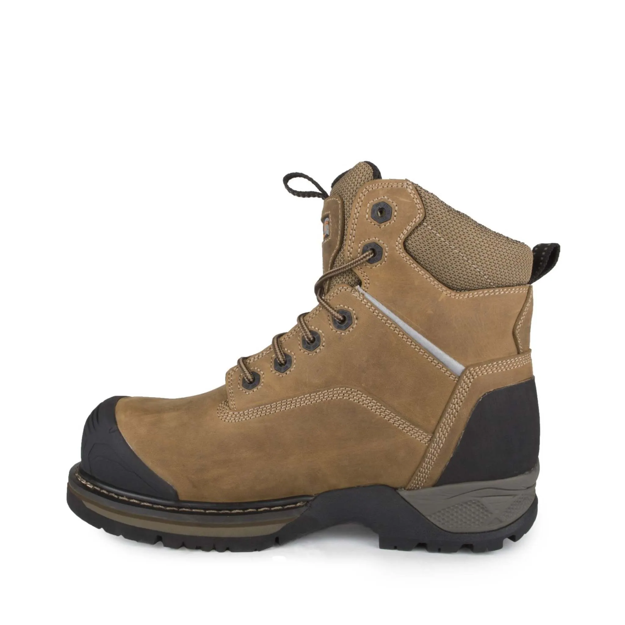 STC Men's 6" Outlaw Safety Work Boots | Waterproof Leather, Metal-Free, Composite Toe, Electric Shock & Puncture Resistant, Reflective, Comfort Insole | Sizes 7-14
