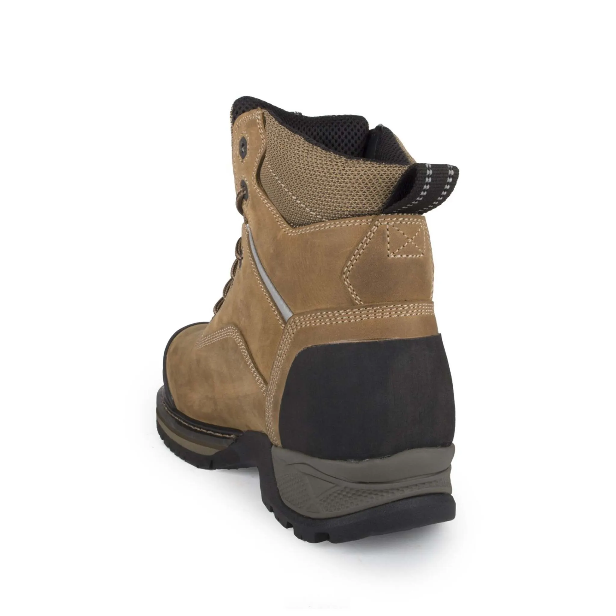 STC Men's 6" Outlaw Safety Work Boots | Waterproof Leather, Metal-Free, Composite Toe, Electric Shock & Puncture Resistant, Reflective, Comfort Insole | Sizes 7-14