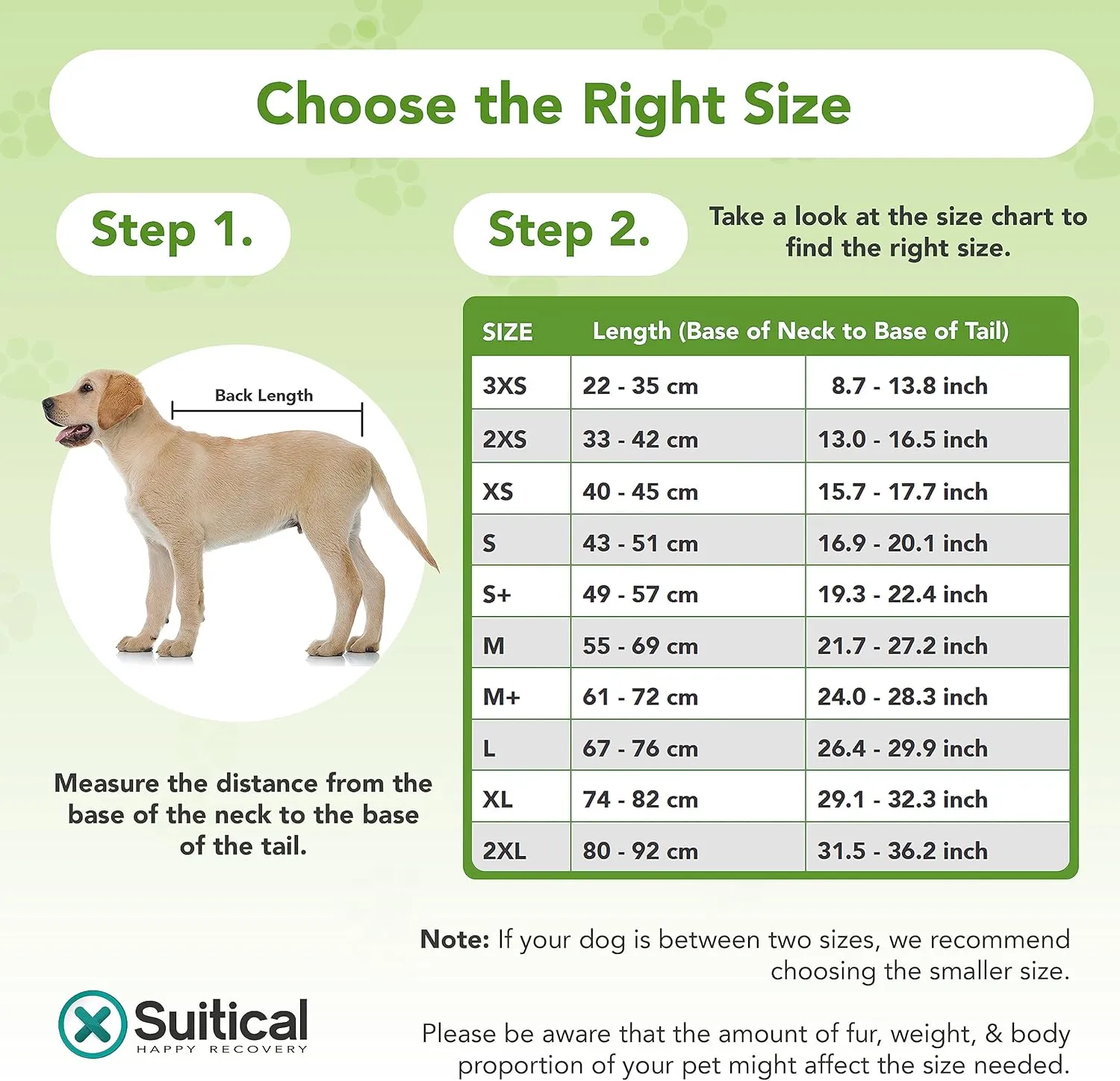 Suitical Recovery Suit for Dogs - Black
