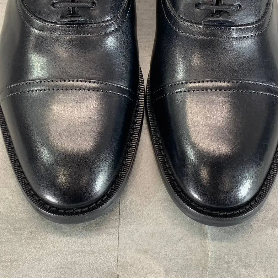 TED BAKER LONDON Men's Leather Carlen Cap-Toe Lace-Up Oxfords SZ 8