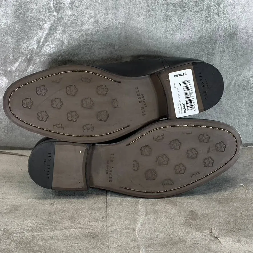 TED BAKER LONDON Men's Leather Carlen Cap-Toe Lace-Up Oxfords SZ 8