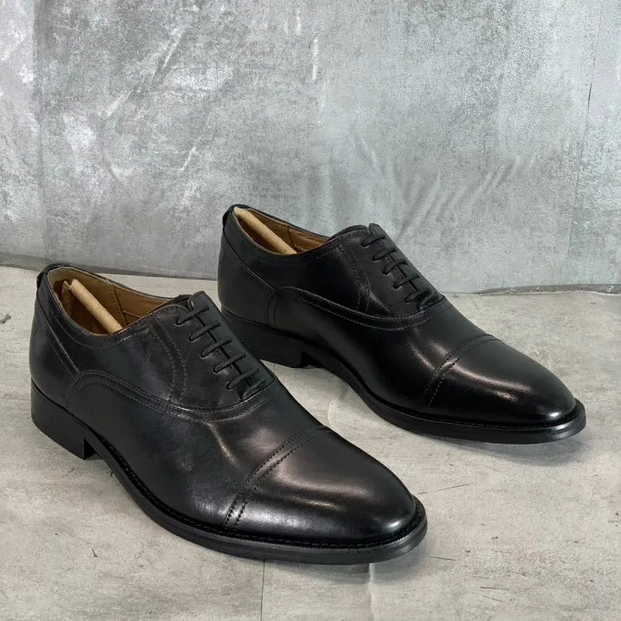 TED BAKER LONDON Men's Leather Carlen Cap-Toe Lace-Up Oxfords SZ 8
