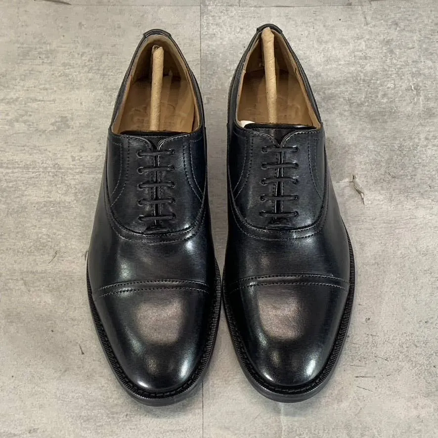 TED BAKER LONDON Men's Leather Carlen Cap-Toe Lace-Up Oxfords SZ 8