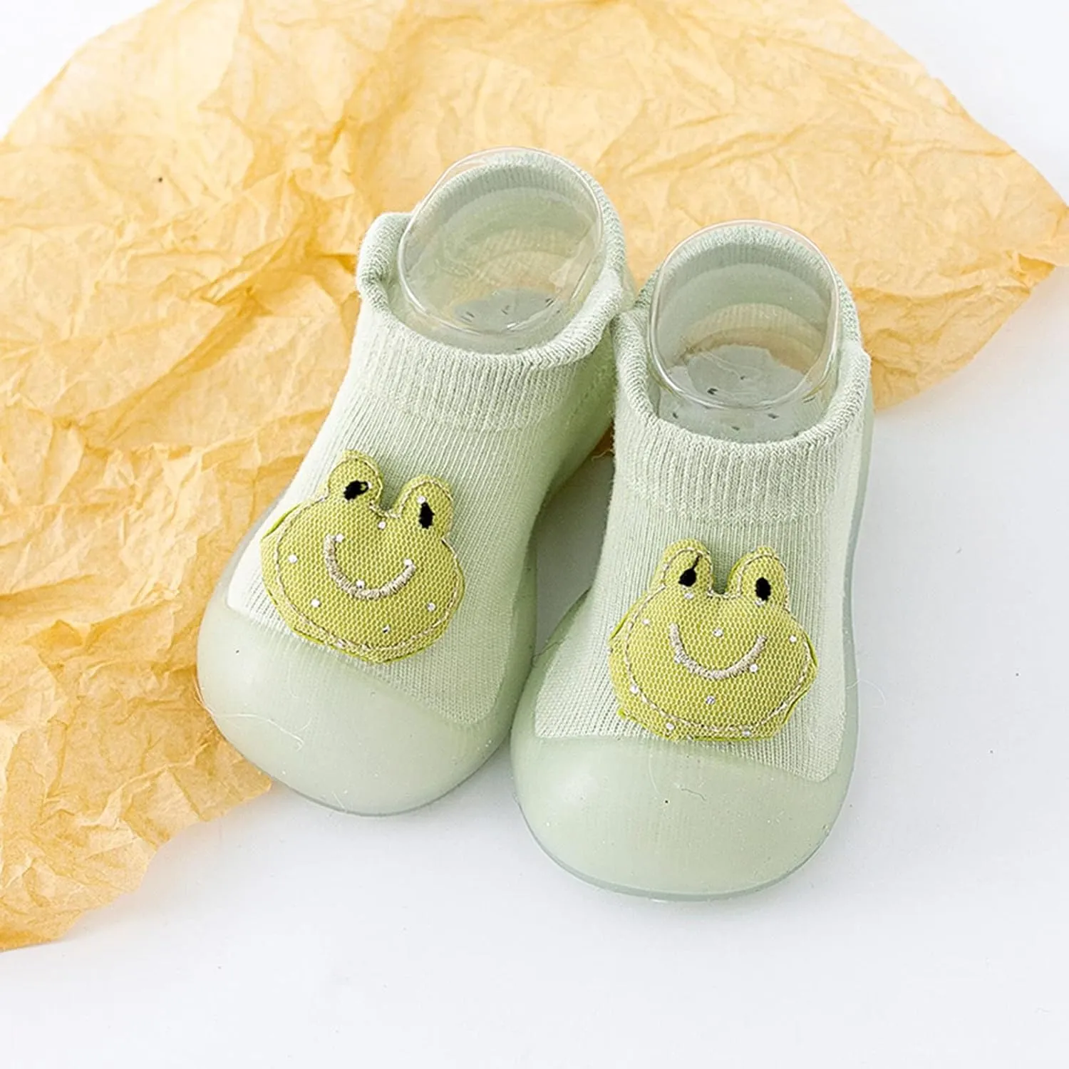 Tennis Shoes Girls Size 5 Infant Toddler Shoes Little Child Socks Cute Animal Lightweight Walking Shoes Baby