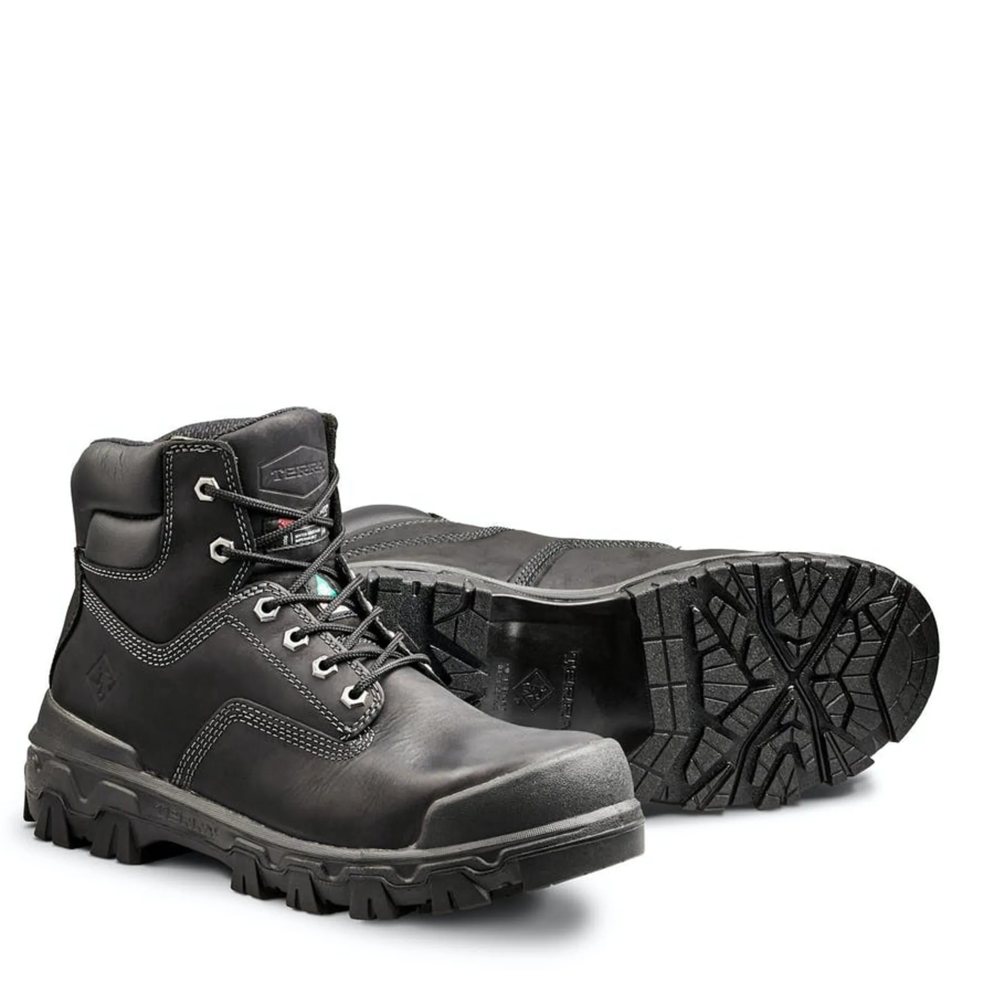 Terra Men's Safety Work Boots Sentry 2020 6" Leather Waterproof with KRYPTOE™ Safety Toe | Sizes 7-15