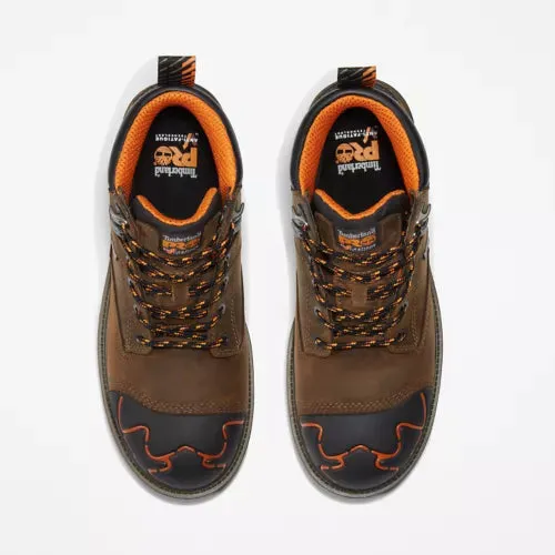 Timberland Pro Magnitude Comp Toe Waterproof 6" Mocha Underground Men's