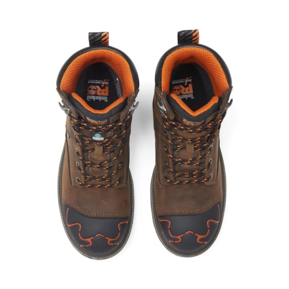Timberland PRO Magnitude Men's 8" Waterproof Composite Toe Work Boot TB0A5M6J214 - Brown