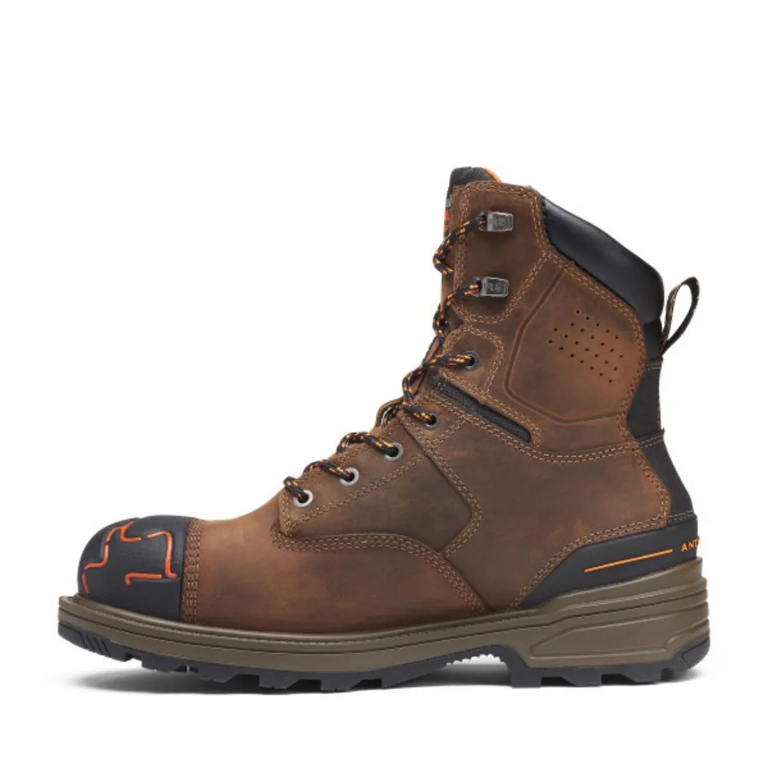 Timberland PRO Magnitude Men's 8" Waterproof Composite Toe Work Boot TB0A5M6J214 - Brown