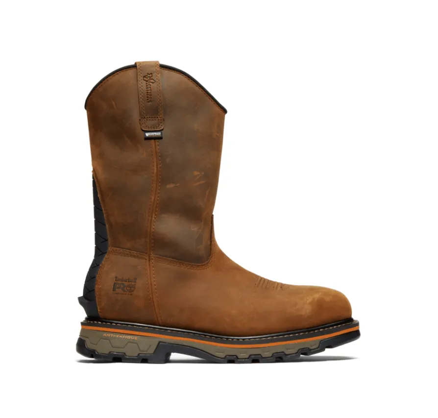 Timberland PRO True Grit Comp Toe WP Pull-On Work Boot Men's Earth
