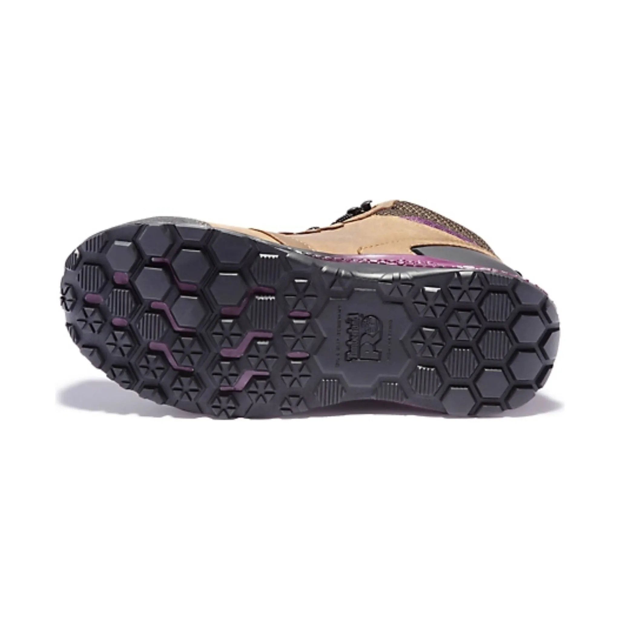 Timberland Pro Women's Reaxion Mid Composite Toe Waterproof Work Boots - Brown/Purple