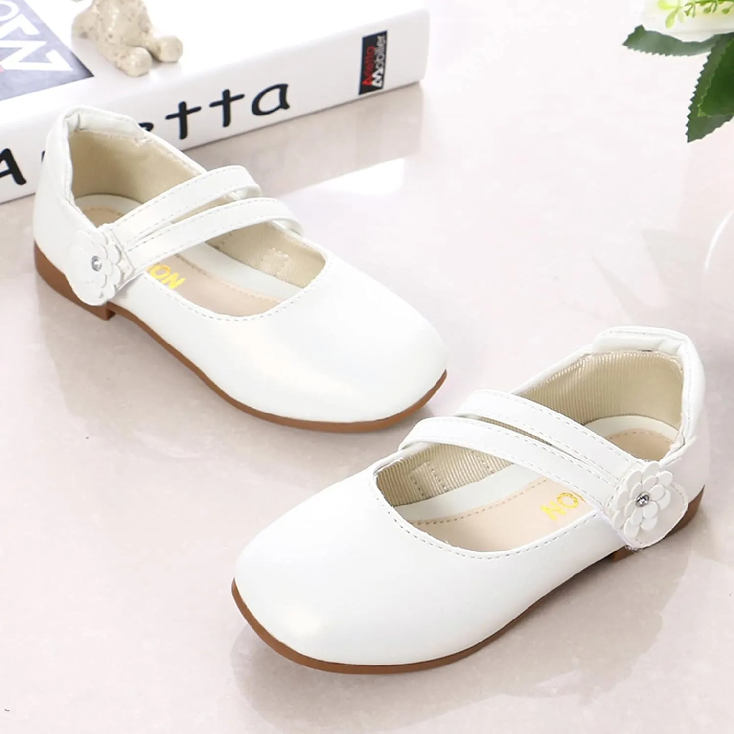 Toddler 9 Girl Shoes Small Leather Shoes Single Shoes Children Dance Shoes Girls Performance Toddler Girls Shoes Size 9