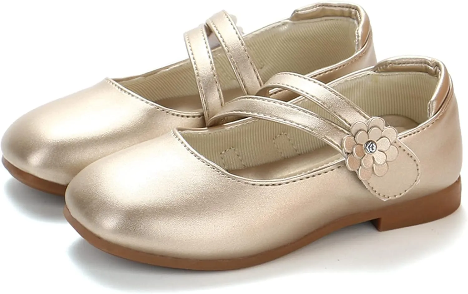 Toddler 9 Girl Shoes Small Leather Shoes Single Shoes Children Dance Shoes Girls Performance Toddler Girls Shoes Size 9