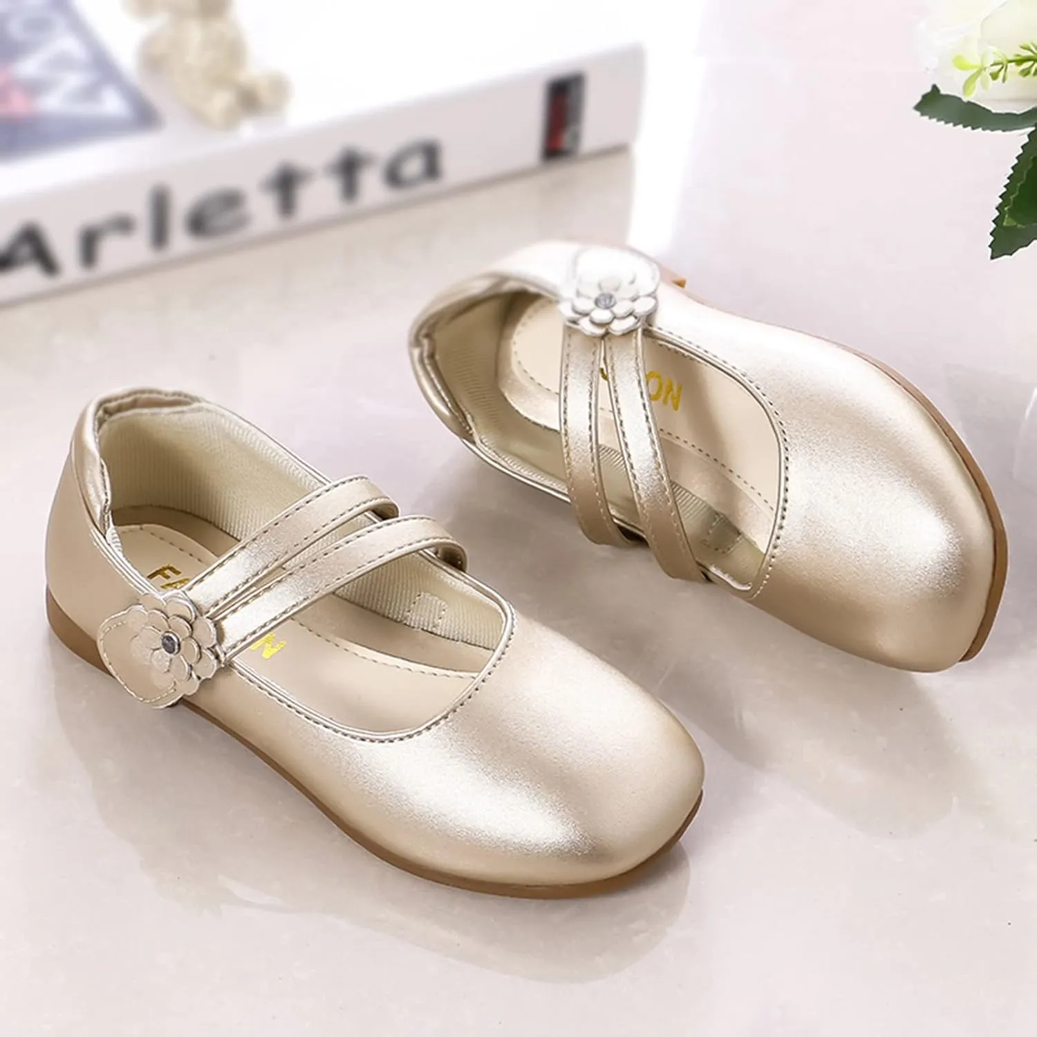 Toddler 9 Girl Shoes Small Leather Shoes Single Shoes Children Dance Shoes Girls Performance Toddler Girls Shoes Size 9
