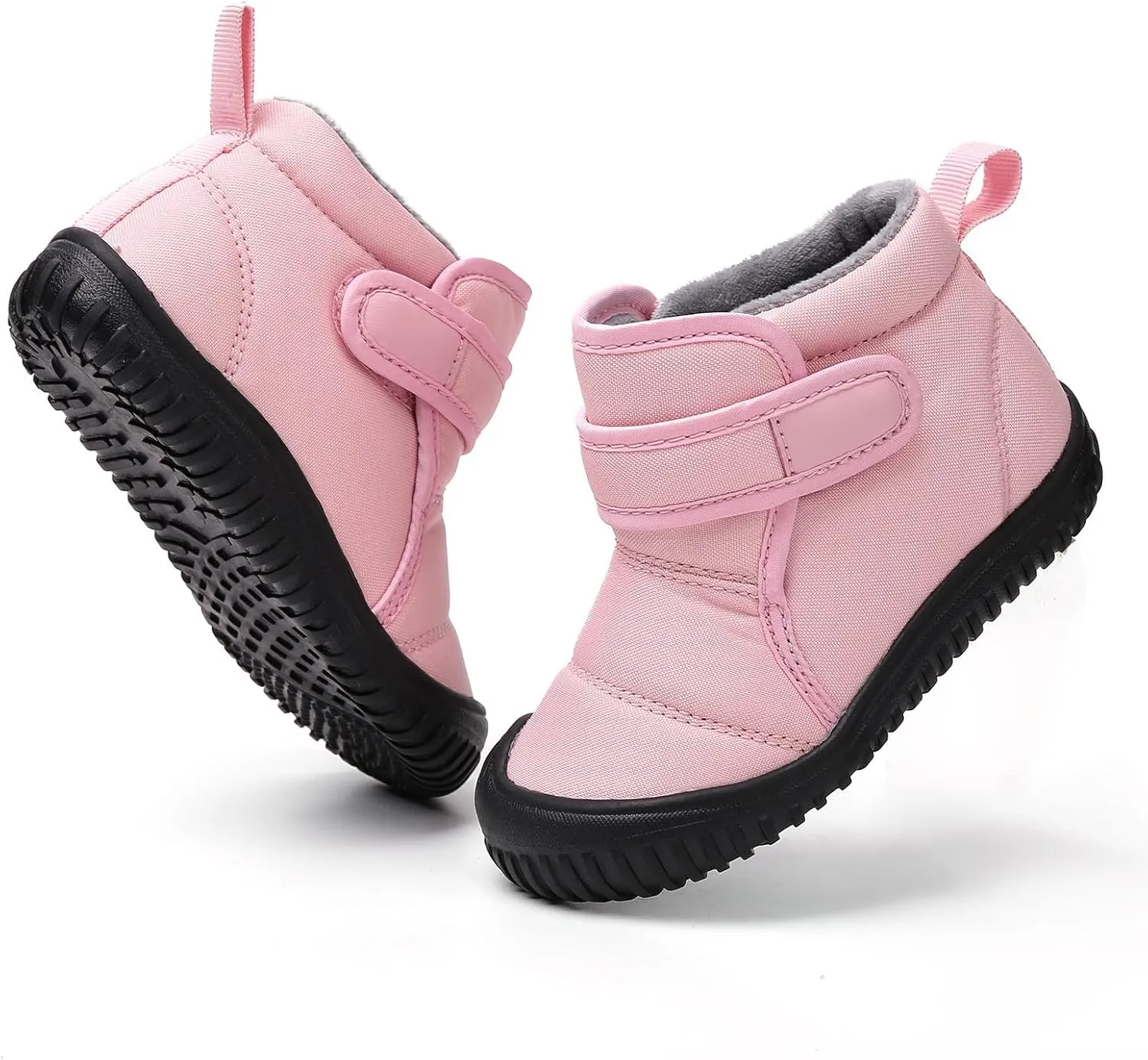 Toddler Baby Snow Boots Winter Shoes Boys Cold Weather Baby Faux Fr Shoes Snow Boots For Girls Big Kid Warm Inside