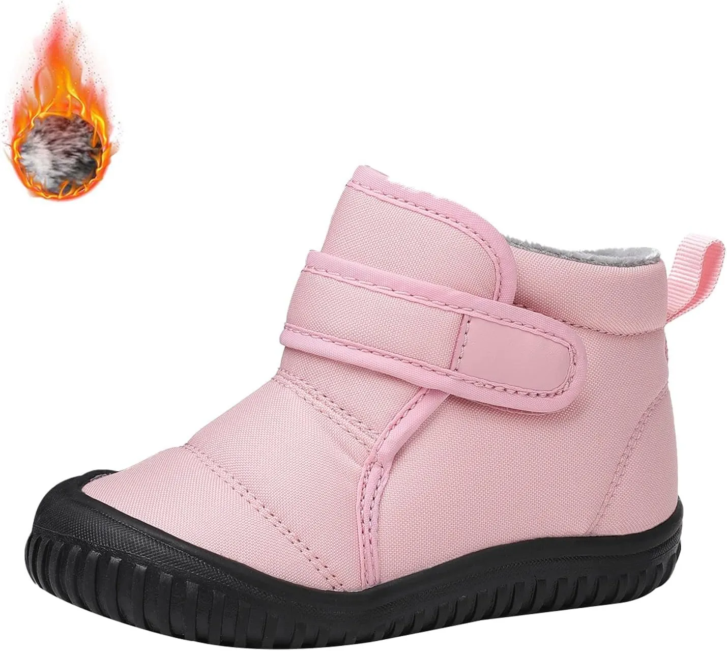 Toddler Baby Snow Boots Winter Shoes Boys Cold Weather Baby Faux Fr Shoes Snow Boots For Girls Big Kid Warm Inside