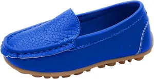 Toddler Boys Girls Soft Slip On Loafers Dress Flat Shoes Casual Dress Shoes for Toddler Big Kids Birthday Gift