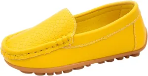 Toddler Boys Girls Soft Slip On Loafers Dress Flat Shoes Casual Dress Shoes for Toddler Big Kids Birthday Gift