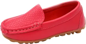 Toddler Boys Girls Soft Slip On Loafers Dress Flat Shoes Casual Dress Shoes for Toddler Big Kids Birthday Gift