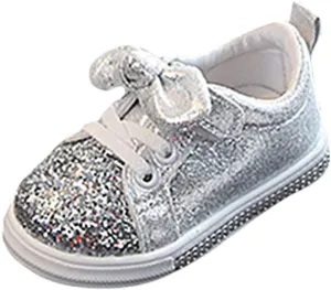 Toddler Shoes for Boys Sequins Boys Shoes Run Baby Girls Children Crystal Bling Sport Tennis Shoes Toddler 8