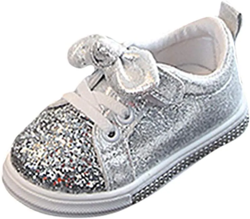 Toddler Shoes for Boys Sequins Boys Shoes Run Baby Girls Children Crystal Bling Sport Tennis Shoes Toddler 8