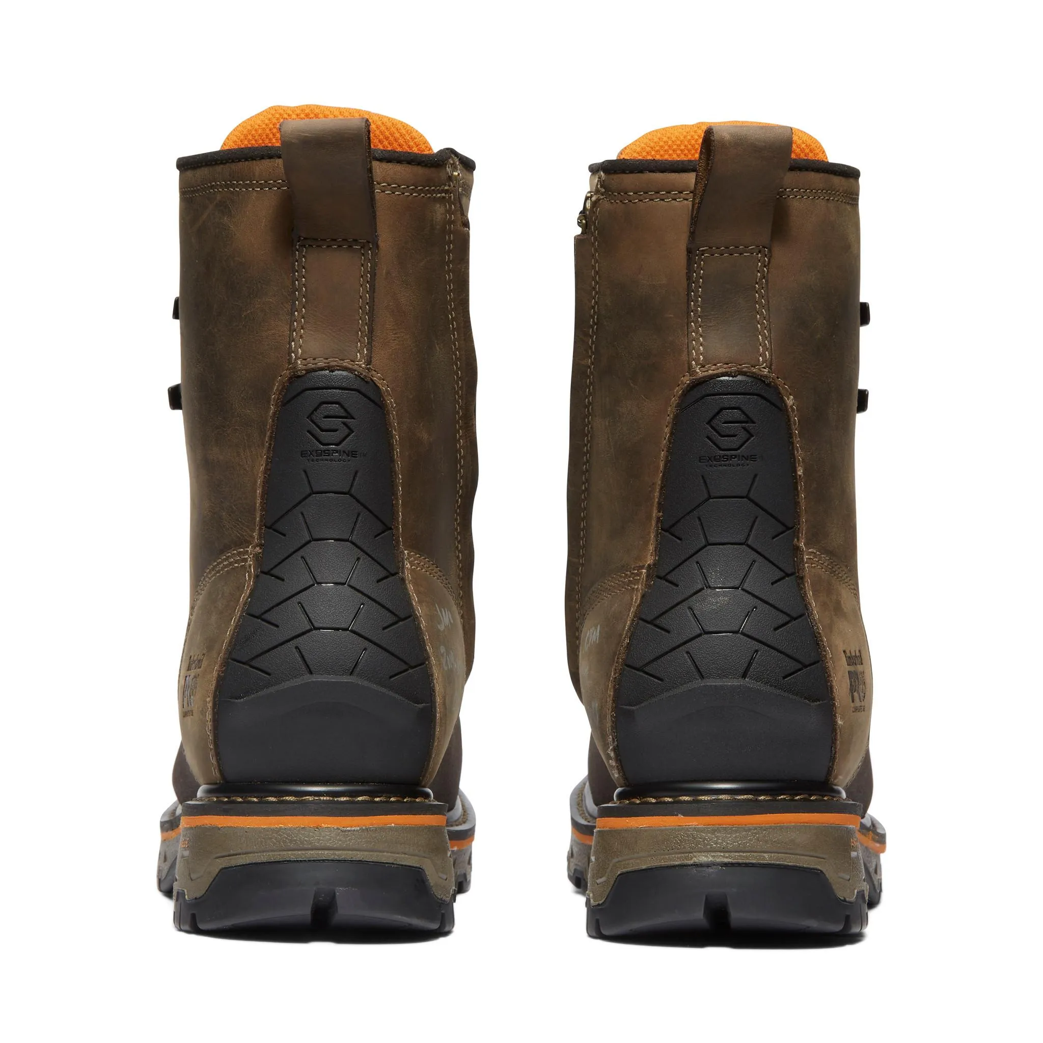 True Grit 8 Inch Composite-Toe Waterproof Work Boot Brown
