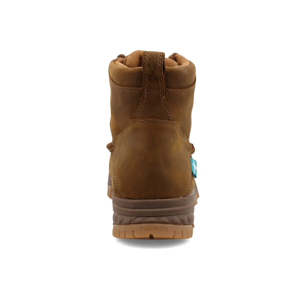 Twisted X 6" Work Boot Brown Men's