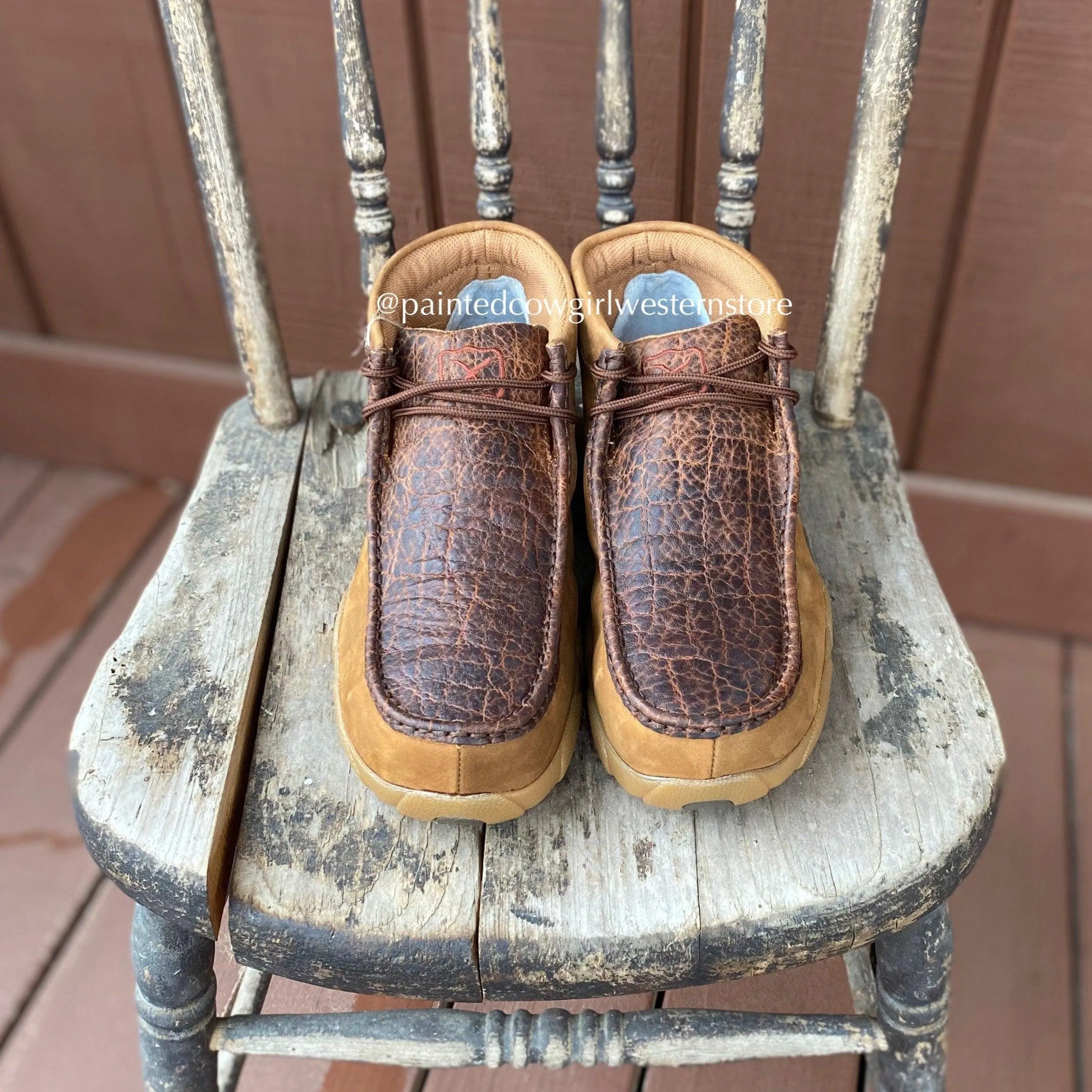Twisted X Men's Chukka Driving Nano Safety Toe Work Moc Shoe MDMNT01