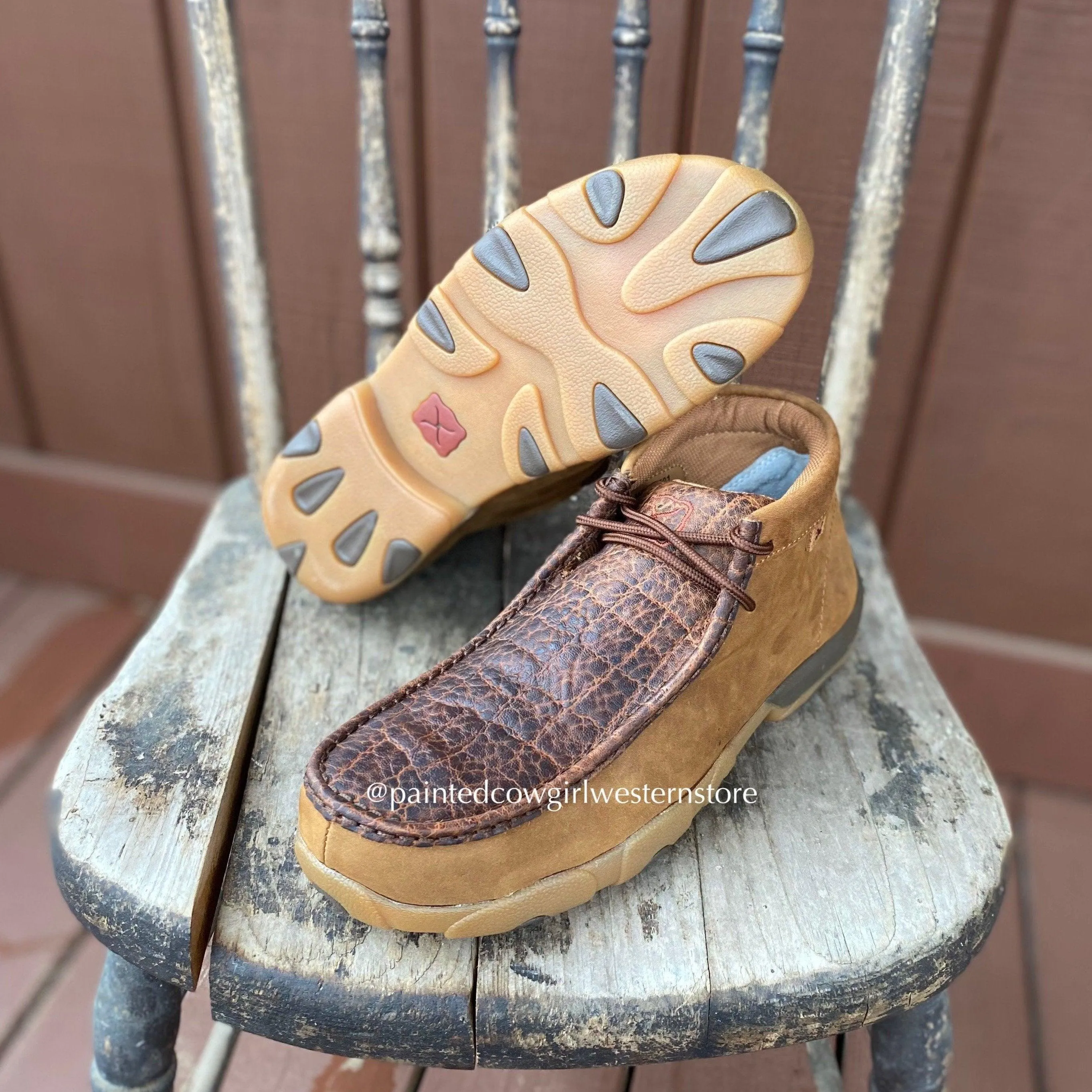 Twisted X Men's Chukka Driving Nano Safety Toe Work Moc Shoe MDMNT01