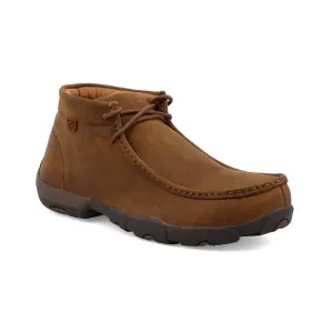 Twisted X Men's Distressed Saddle Steel Toe Driving Moccasins MDMST01