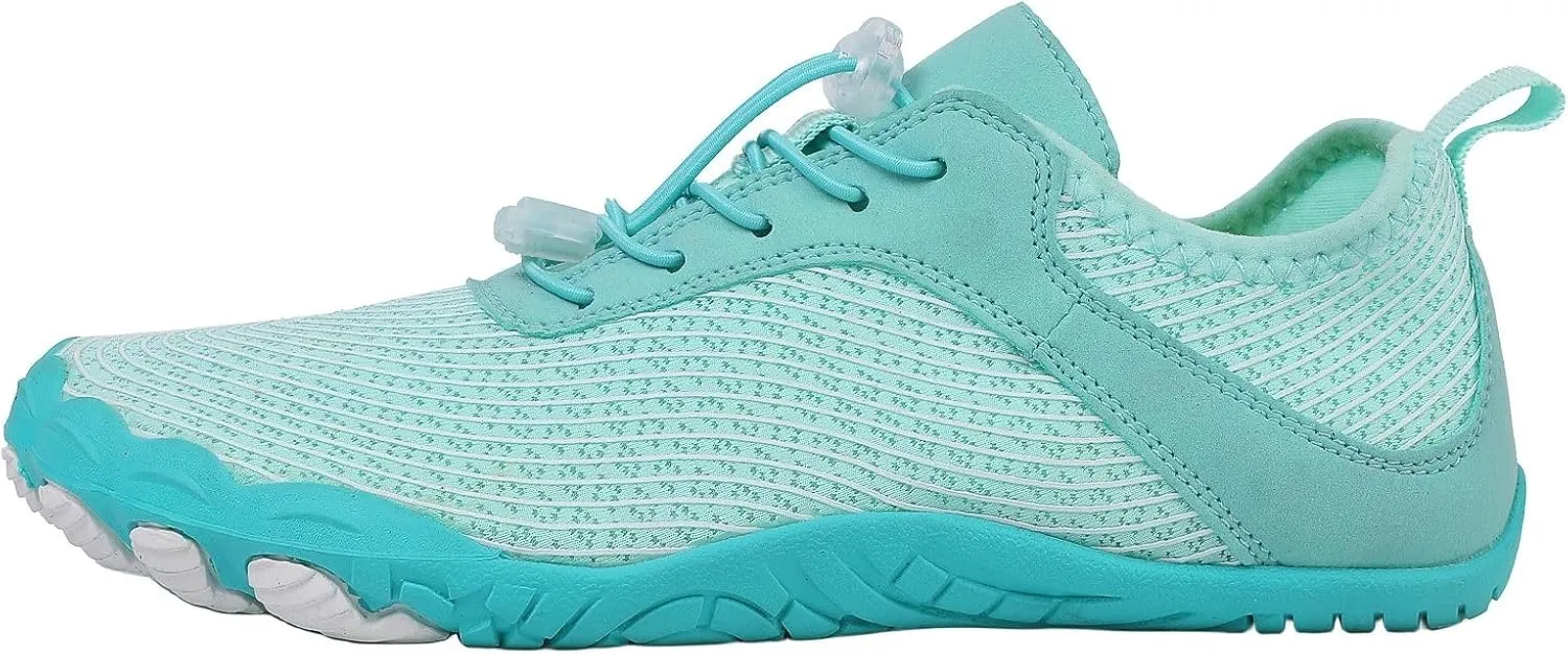 Unisex Lightweight Barefoot Shoes Anti-Slip Quick-Drying Outdoor Sport Pro Wide Toe Box Sneakers Walking Athletic Gym Workout Running Shoe Hiking Non-Slip Unisex Width Sneaker